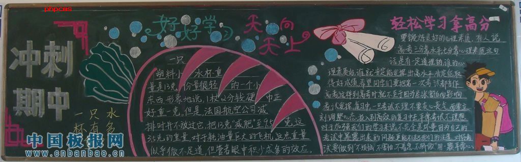 考试纪律黑板报